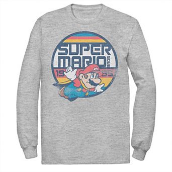 Big & Tall Nintendo Super Mario Bros Mario Flying Graphic Fleece Pullover