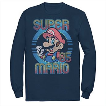Big & Tall Super Mario '85 Circle Portrait Graphic Fleece Pullover