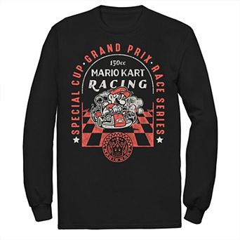 Men's Mario Kart Racing Special Cup Vintage Poster Long Sleeve Tee