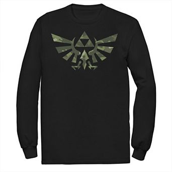 Men's Nintendo Zelda Classic Camo Hyrule Crest Triforce Fleece