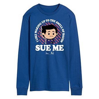 Men's The Office Bacon Sue Me Long Sleeve