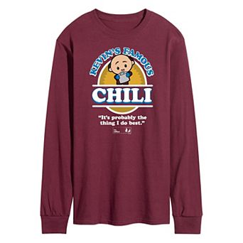 Men's The Office Kevins Chili Cute Long Sleeve
