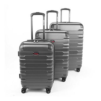 American Flyer Mina 3 pc Hard Side Luggage Set