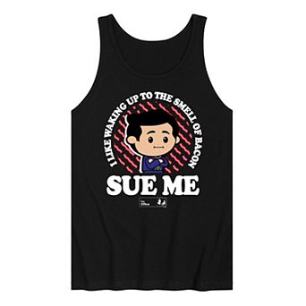 Men's The Office Bacon Sue Me Tank Top