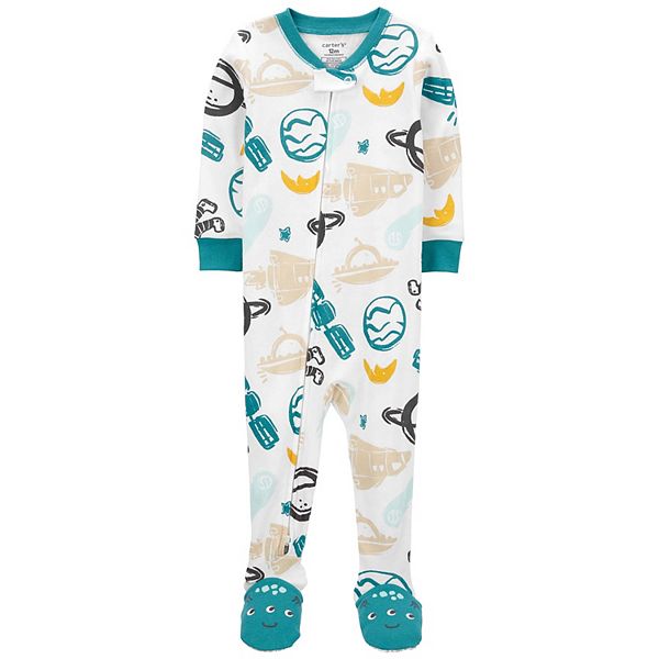 Baby Boy Carter's Space Footed Pajamas