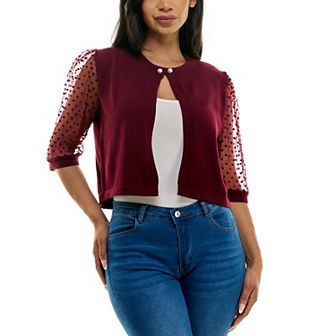 Women's Nina Leonard Mesh Bolero