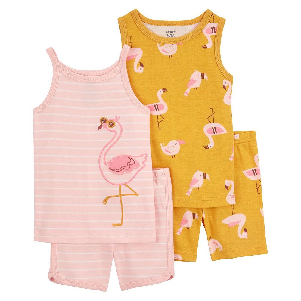Débardeur Imprimé Flamants Roses Aimee D - Taille Petite Small - Style Cropped été