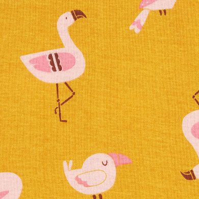 Toddler Girl Carter's 4-Piece Flamingo Print Tank Tops & Shorts Pajama Set