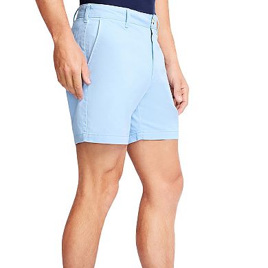 Men's IZOD 7-in. Saltwater Flat Front Chino Shorts