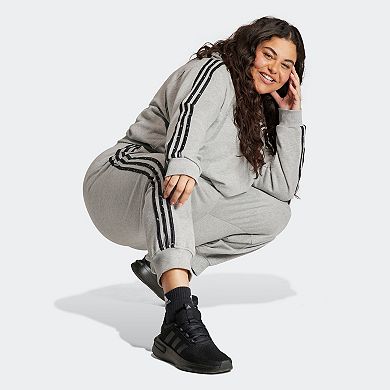 Plus Size adidas Essentials 3-Stripes Animal Print Relaxed Hoodie