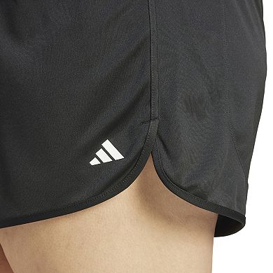 Plus Size adidas Pacer Essentials Knit High-Rise Shorts