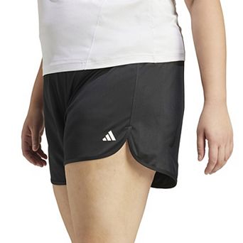 Plus Size adidas Pacer Essentials Knit High-Rise Shorts