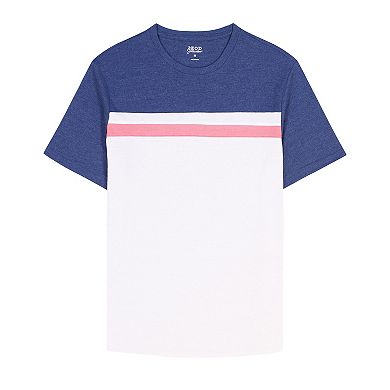 Men's IZOD Saltwater Color Blocked Short Sleeve Crewneck T-Shirt