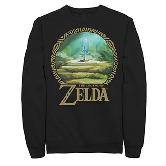 Men's Zelda Korok Forest Circle Portrait Fleece