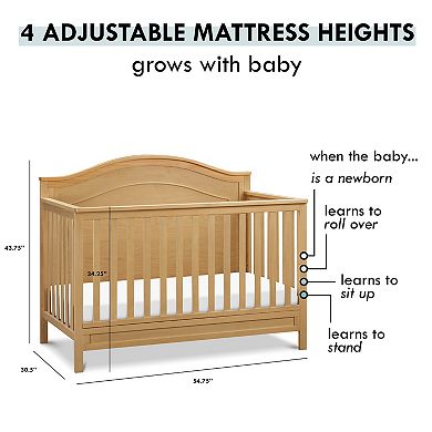 DaVinci Charlie 4-in-1 Convertible Crib