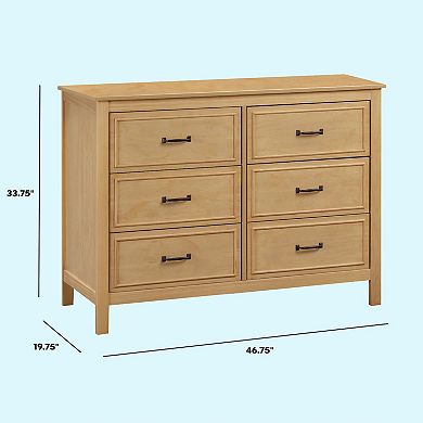 DaVinci Charlie 6-Drawer Double Wide Dresser