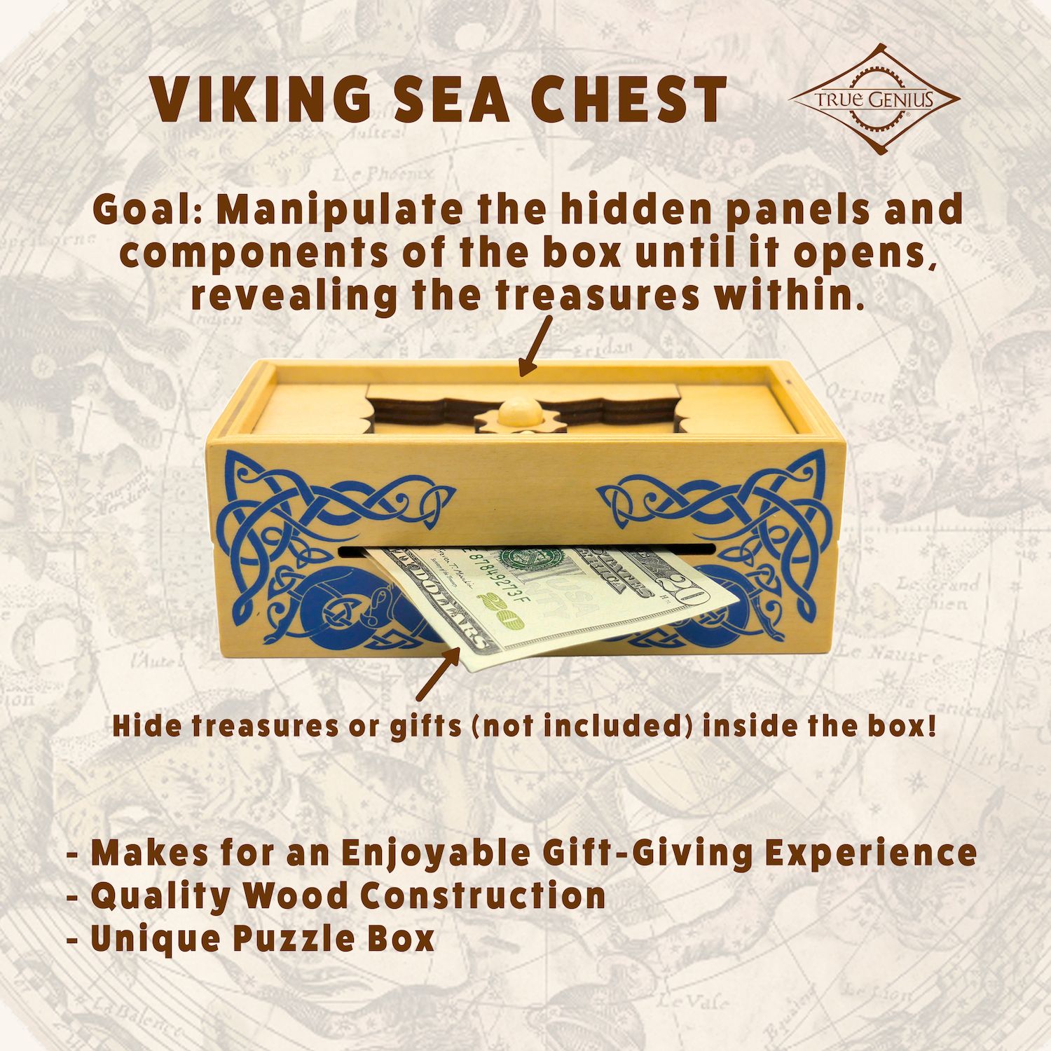 Project Genius True Genius Viking Sea Chest