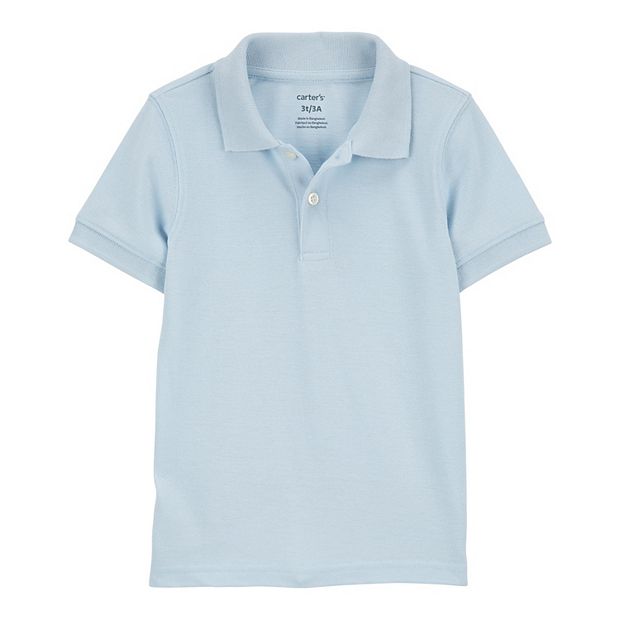 Toddler Boy Carter's Ribbed Collar Polo Shirt