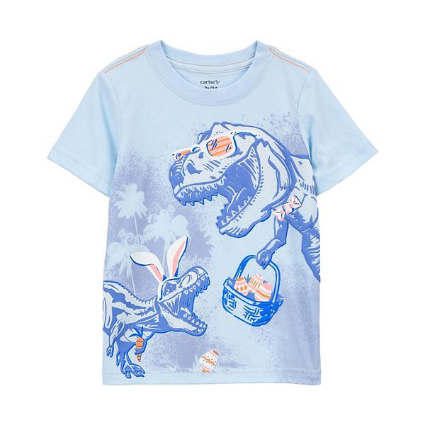 Toddler Boy Carter's Easter Bunny Dinosaur Jersey Tee - Easter Dino (2T)