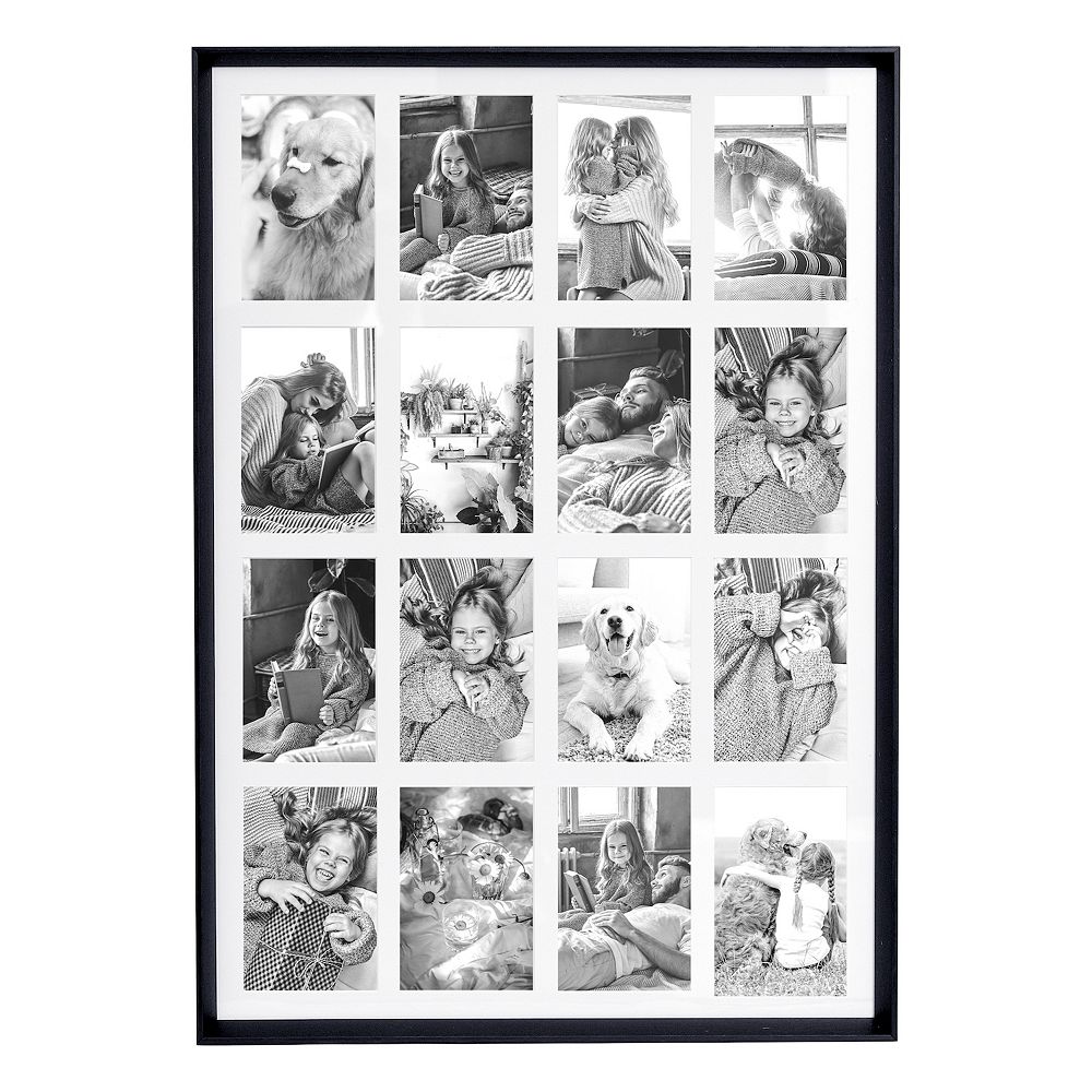 Sheffield Home 16-Opening 4" x 6" Matted Collage Frame