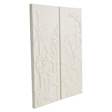 Belle Maison 2-Piece Stamped Wall Decor