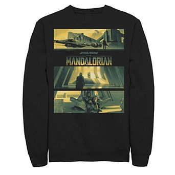 Big & Tall Disney's The Mandalorian Castle And Throne Fleece Sweatshirt