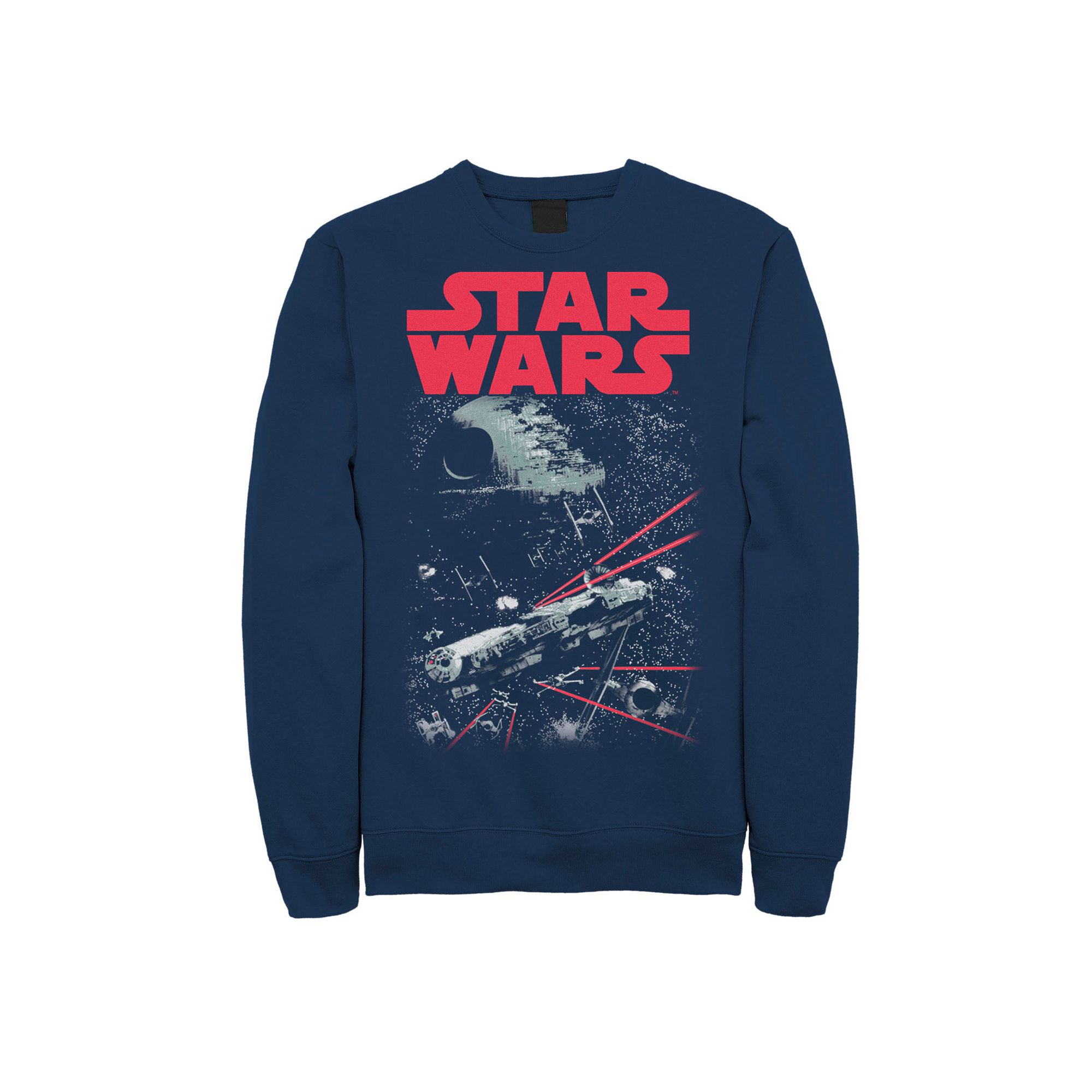 Disneys Star Wars Mens Space Fight Fleece, Size: 3XL, Blue