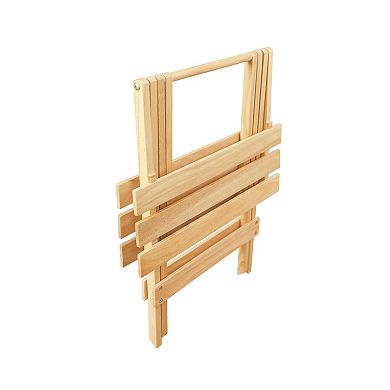 Casual Home Portable Folding Side Table 2-piece Set