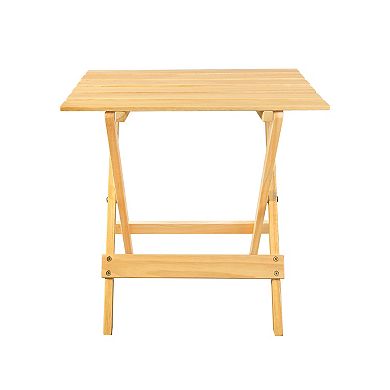 Casual Home Portable Folding Side Table 2-piece Set