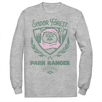 Disney's Star Wars Men's Ewok Park Ranger Long Sleeve Tee