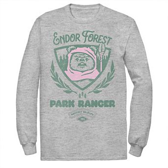 Disney's Star Wars Men's Ewok Park Ranger Long Sleeve Tee