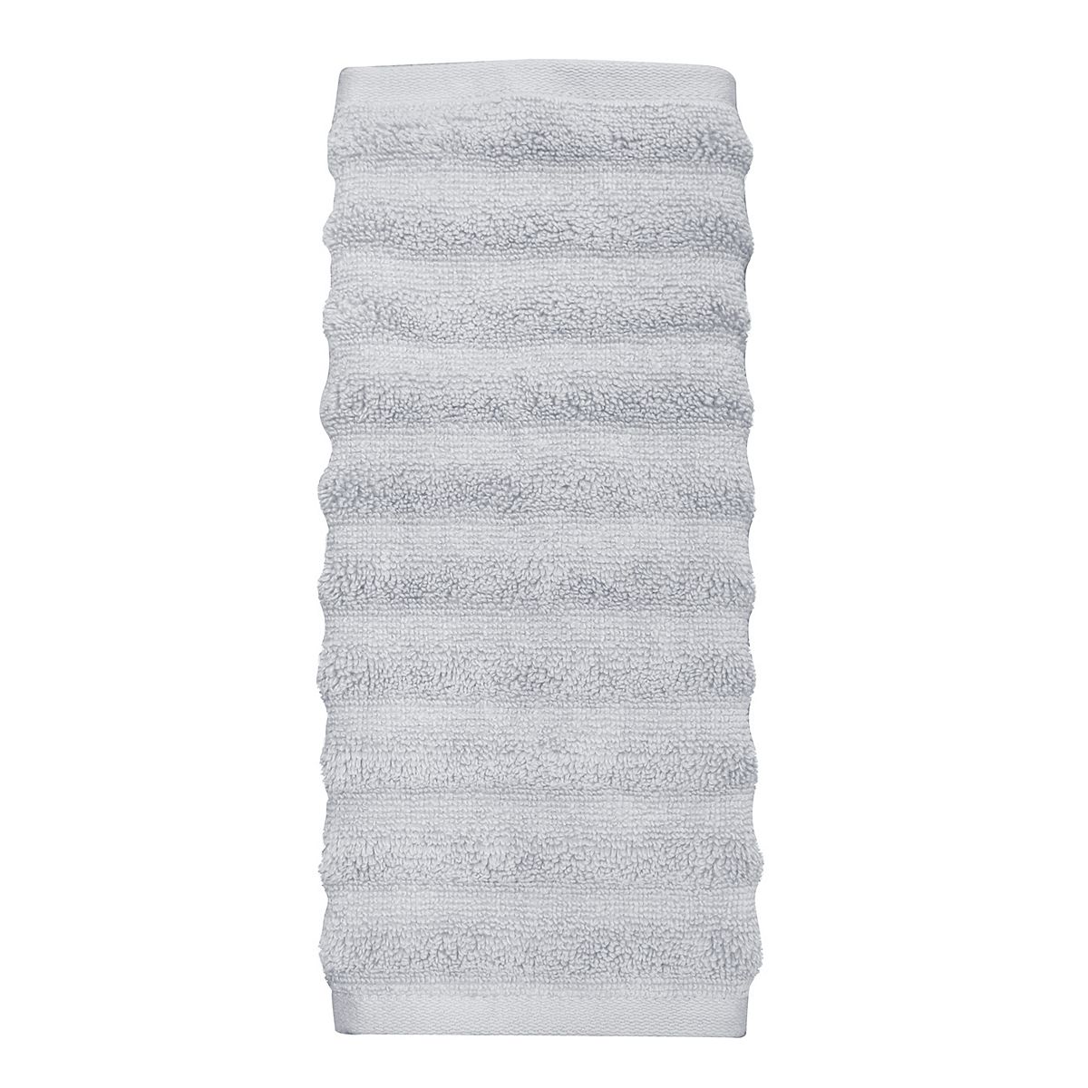 Sonoma Goods For Life® Quick Dry Ribbed Cotton Hand Towel - Cloud Gray, HAND TOWEL