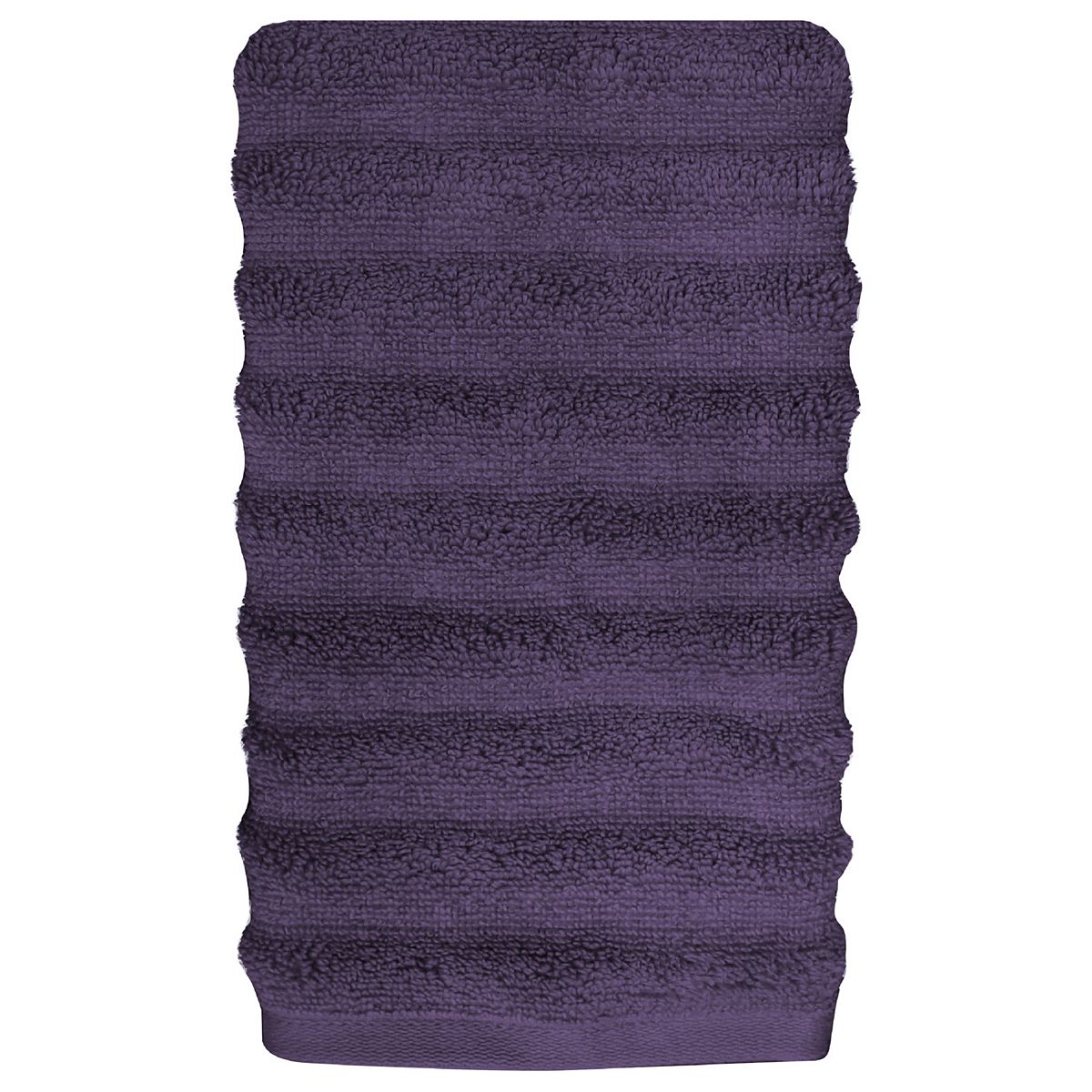 Sonoma Goods For Life® Quick Dry Ribbed Cotton - Dark Purple, Hand Towel