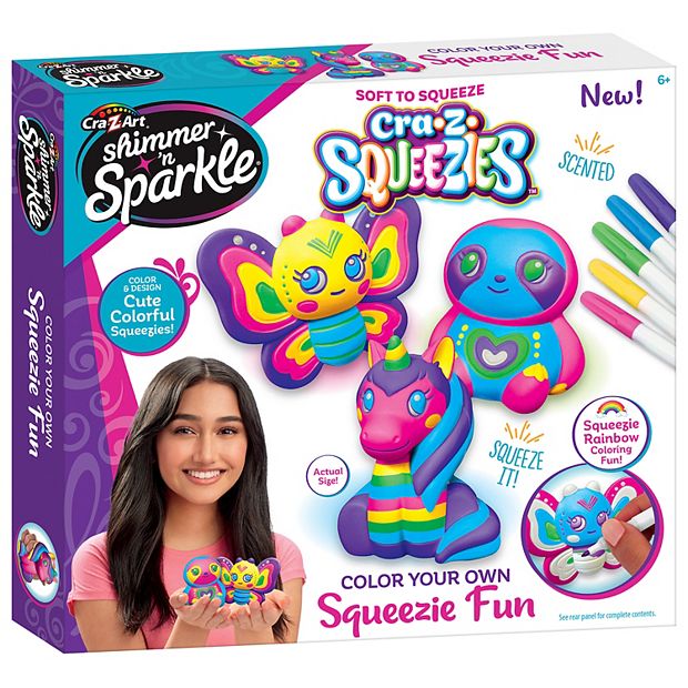 Cra-Z-Art Shimmer 'N Sparkle Cra-Z-Squeezies Color Your Own