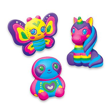 Cra-Z-Art Shimmer 'N Sparkle Cra-Z-Squeezies Color Your Own Squeezie Fun