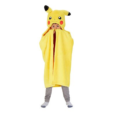 Pokémon Pikachu Hooded Throw Blanket