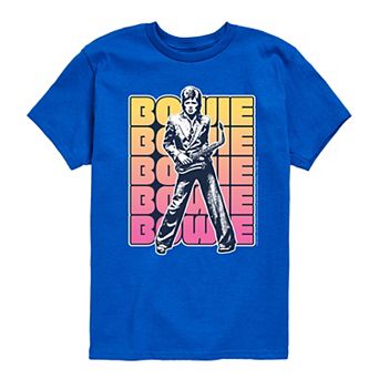 Boys 8-20 David Bowie Stacked Graphic Tee