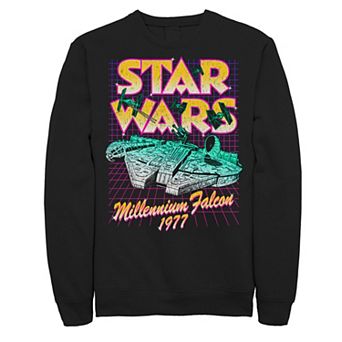 Disney's Star Wars Men's Millennium Falcon Retro Portrait Fleece