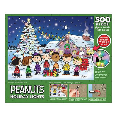 Cra-Z-Art Peanuts 500-pc. Light Up Puzzle