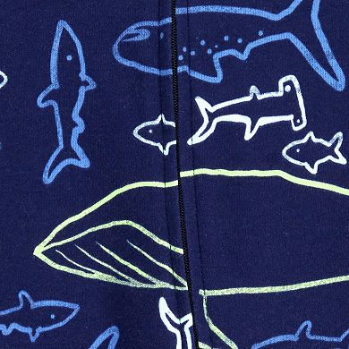 Baby Boy Carter's Whale Zip-Up Sleep & Play