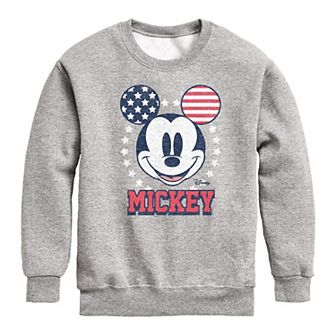 Disney's Mickey Mouse Boys 8-20 Ears USA Fleece Sweatshirt