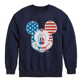 Disney's Mickey Mouse Boys 8-20 Stars & Stripes Fleece Sweatshirt