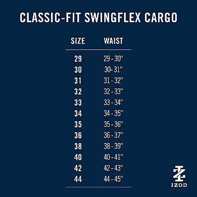 Men's IZOD 9.5-in. Golf Swingflex Cargo Shorts