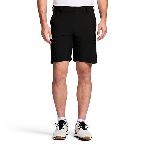 Men's IZOD 9.5-in. Golf Swingflex Cargo Shorts Color: Black Size: 34