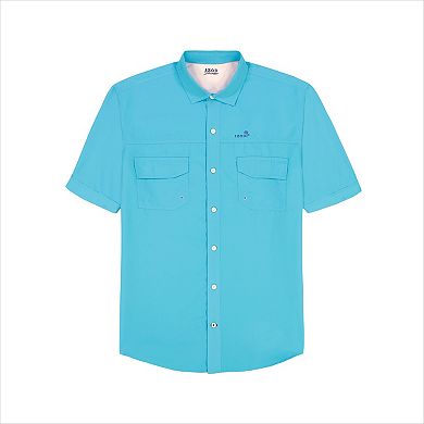 Men's IZOD Sunshield Performance Short Sleeve Button Down Shirt