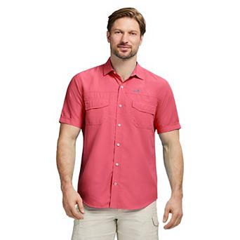 Men's IZOD Sunshield Performance Short Sleeve Button Down Shirt