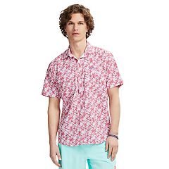 Pink button up outlet shirt mens