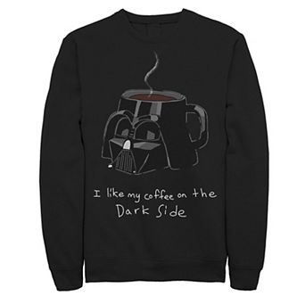 Disney's Star Wars Men's Darth Vader Mug I Like My Coffee On The Dark Side Fleece