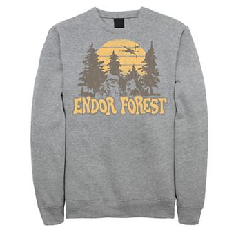 Disney's Star Wars Men's Ewoks Endor Forest Sunset Fleece