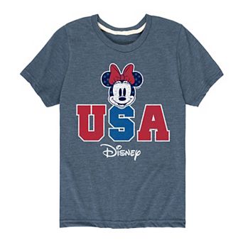 Disney's Minnie Mouse Boys 8-20 USA Graphic Tee